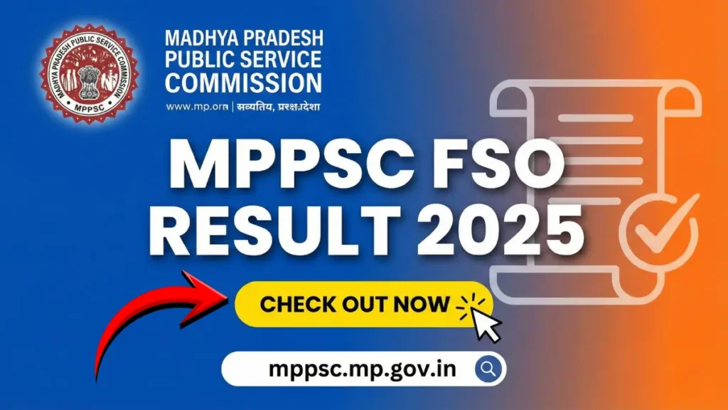 MPPSC FSO Result 2025