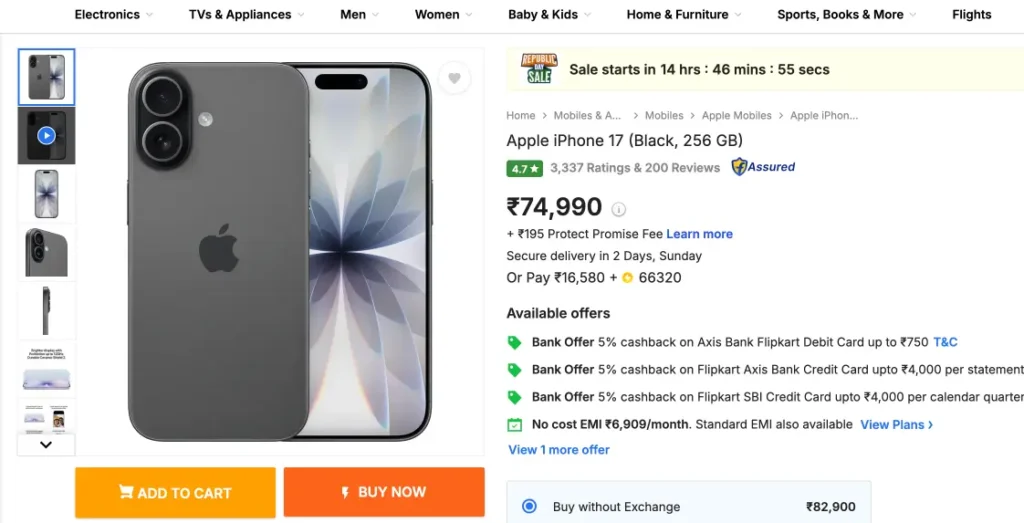 iPhone 17 Price Drop Alert: Massive Discount on Flipkart Republic Day Sale 2026 - Don't Miss This Deal!